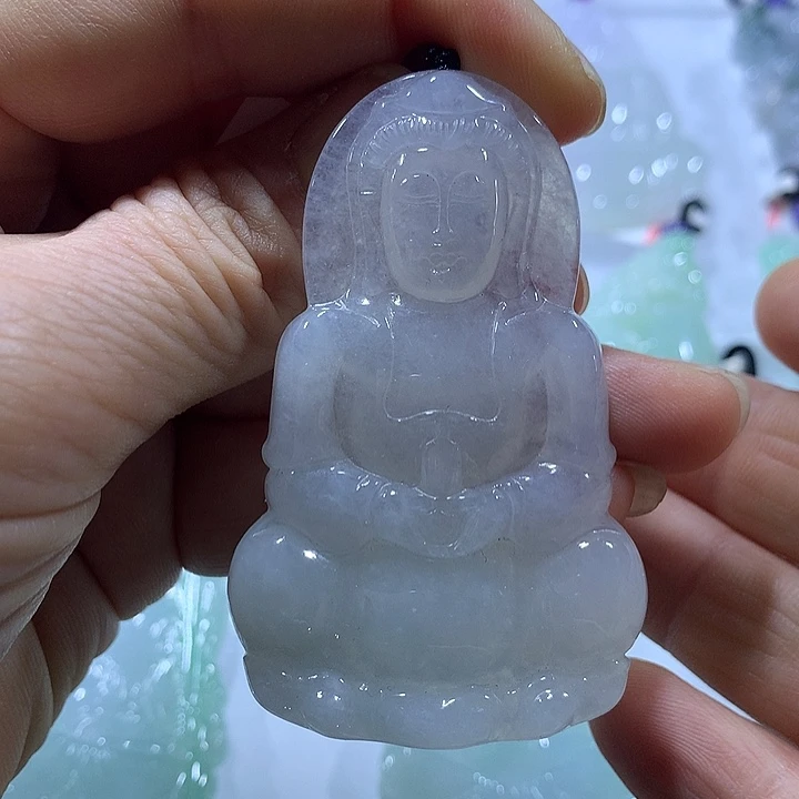 翡翠未镶嵌颈饰天然翡翠A货吊坠