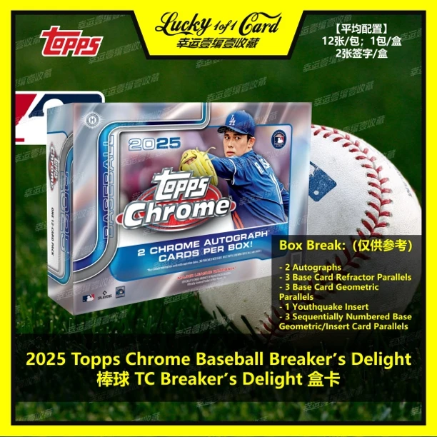 2025 Topps Chrome Baseball Delight 棒球 TC Delight 球星卡