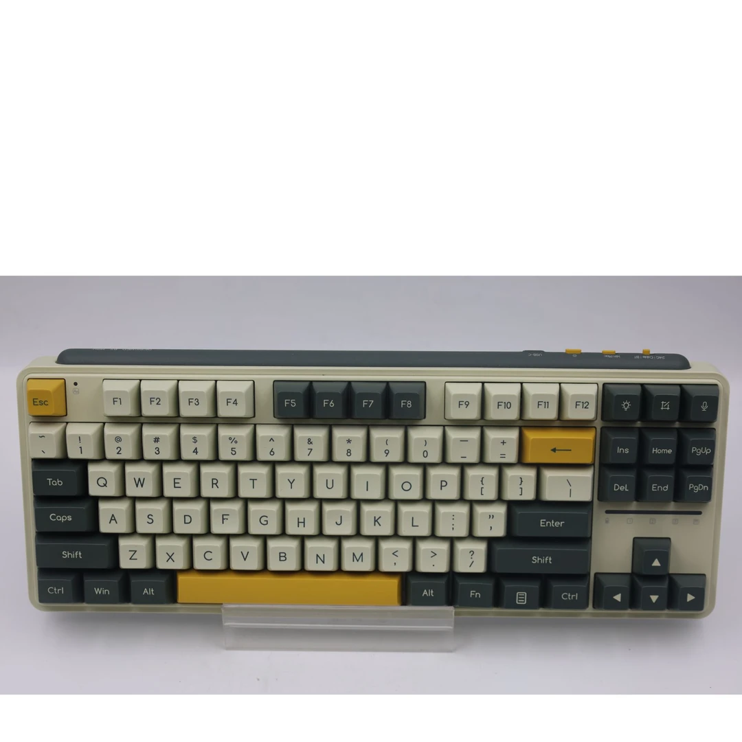 95新  米物 ART系列 冬之旷野 米物三模机械键盘 佳达隆G黄pro轴