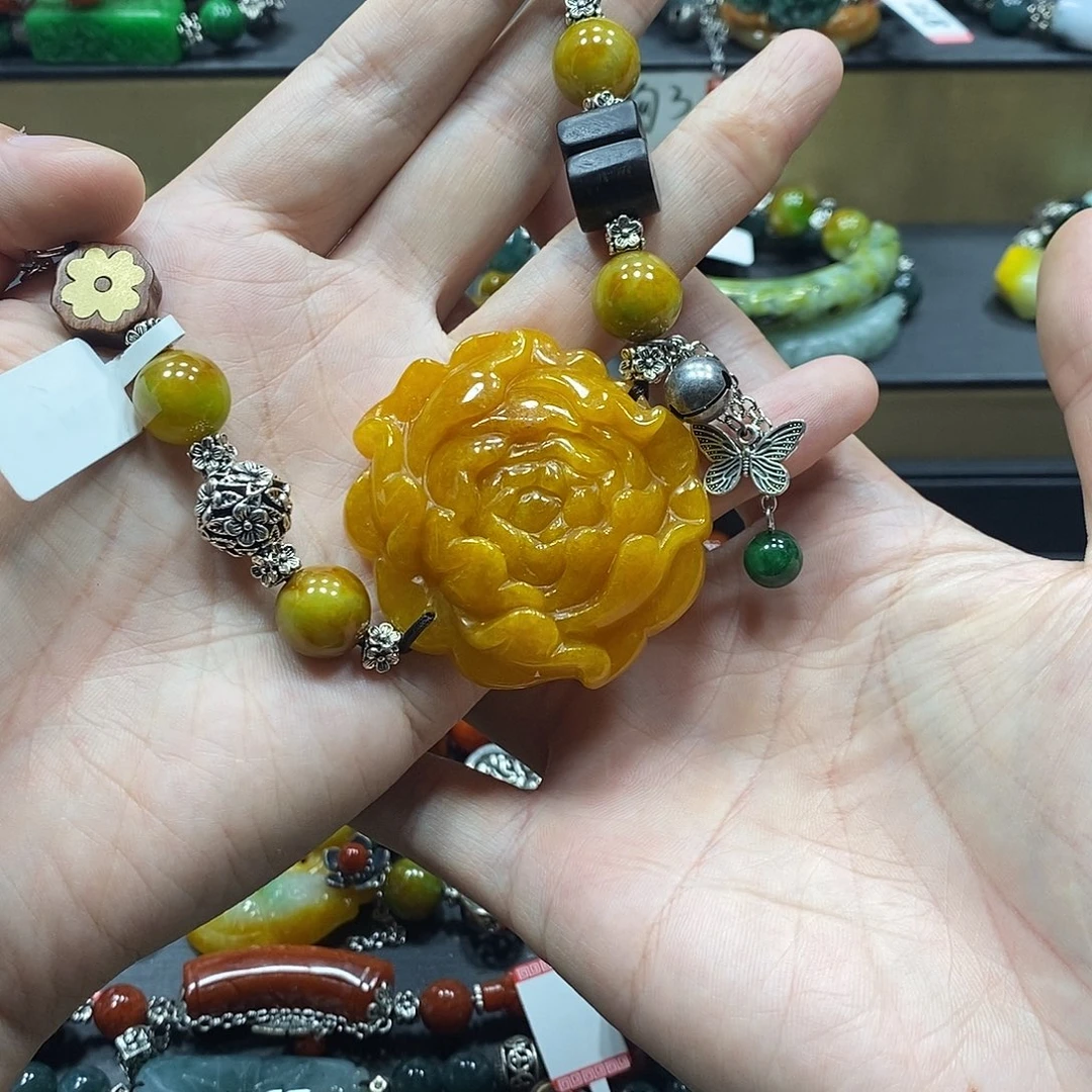 花***下未镶嵌手链翡翠手链