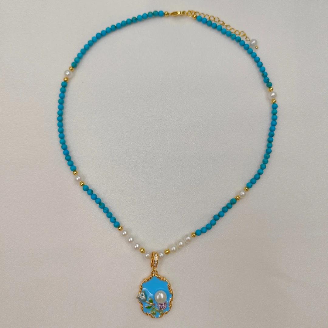 天然淡水珍珠项链    XL3260