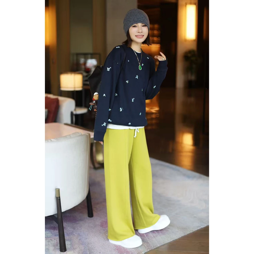 【荣姐精选】牛油果休闲裤