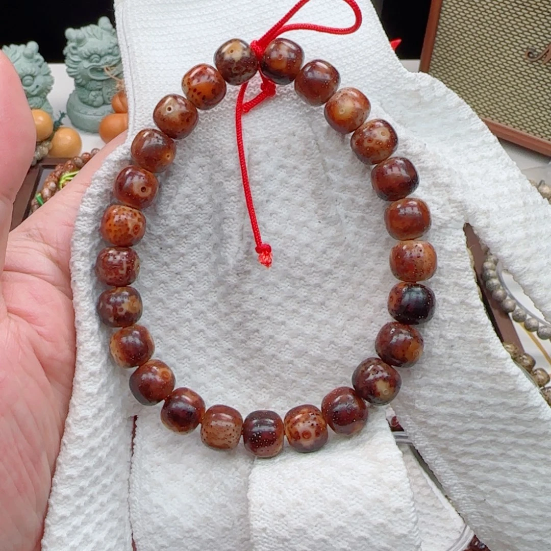 手串星月菩提陈籽火烧云11*10