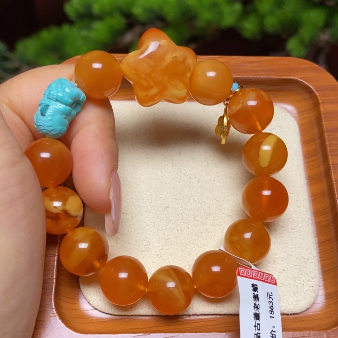 【闪购商品】手链蜜蜡未镶嵌手串
