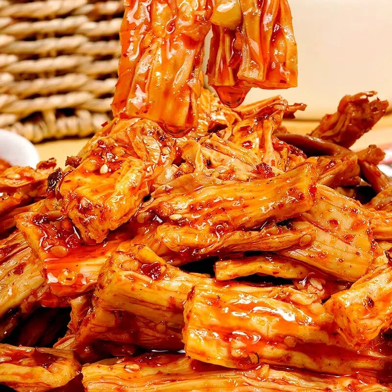 豆有味湖南岳阳特色手工腐竹香辣古法卤制平江特产鲜辣小零食食品