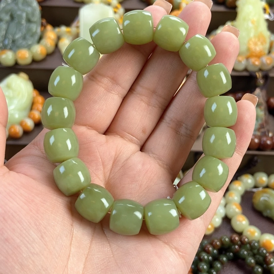 未镶嵌手串透闪石质玉