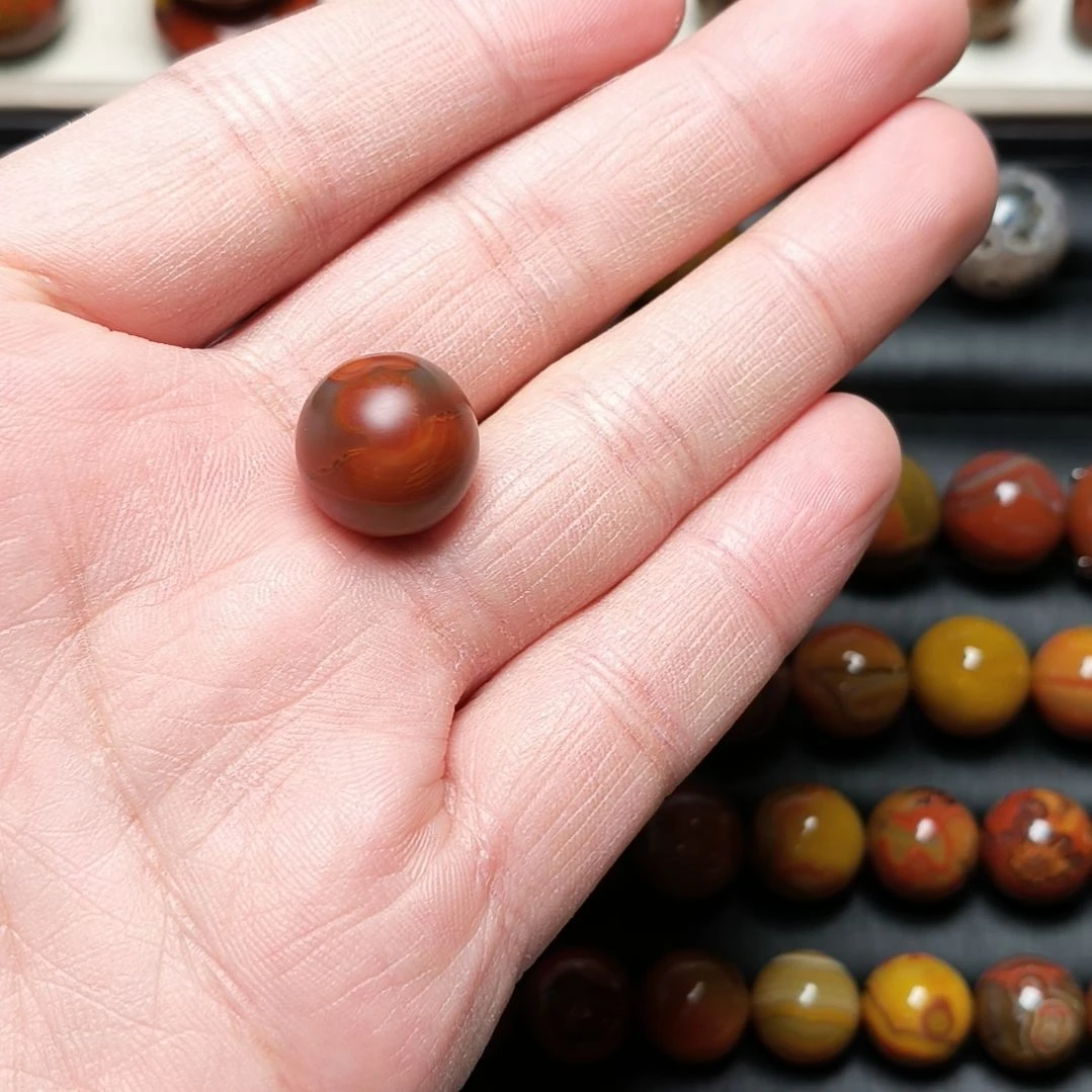 玛瑙/玉髓未镶嵌战国红玛瑙