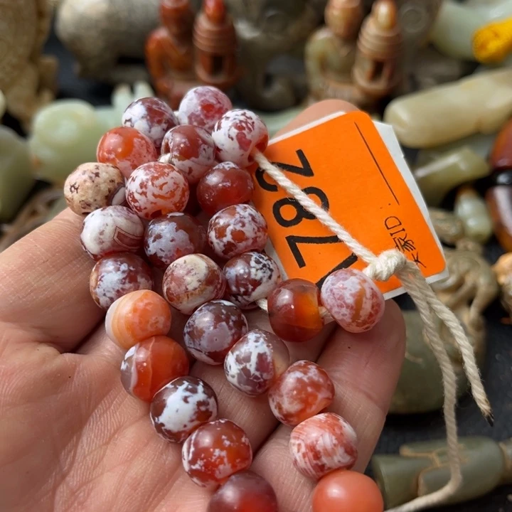 玛瑙/玉髓颈饰合金