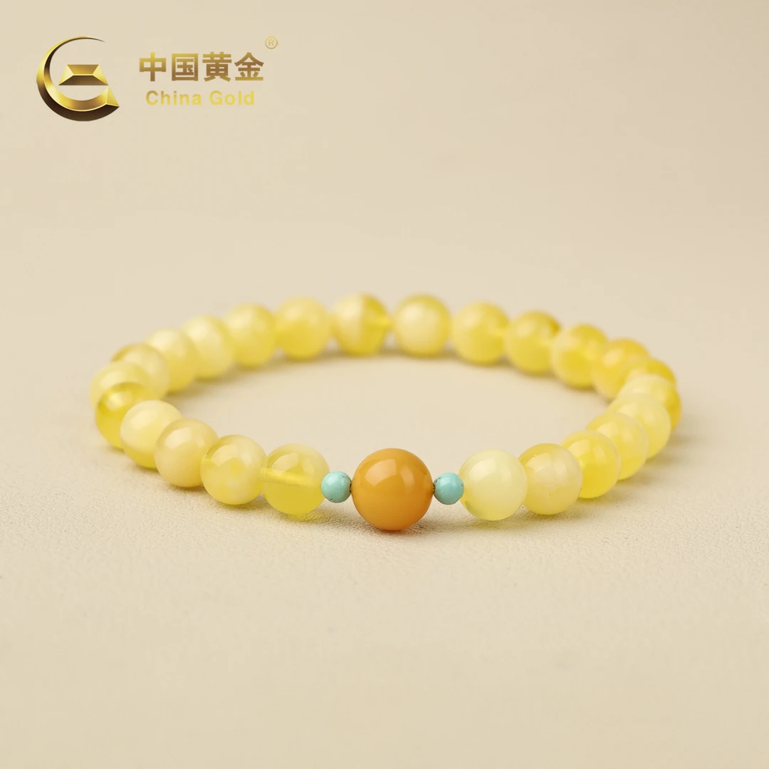 【中国黄金】舒浣 | 蜜蜡*手串*未镶嵌-S4561-格