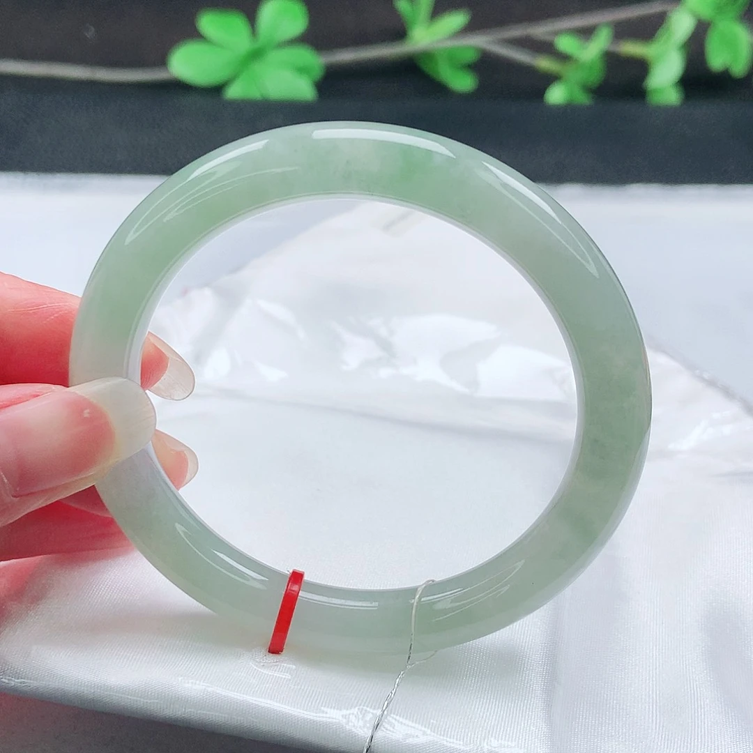未镶嵌手镯翡翠55圆条