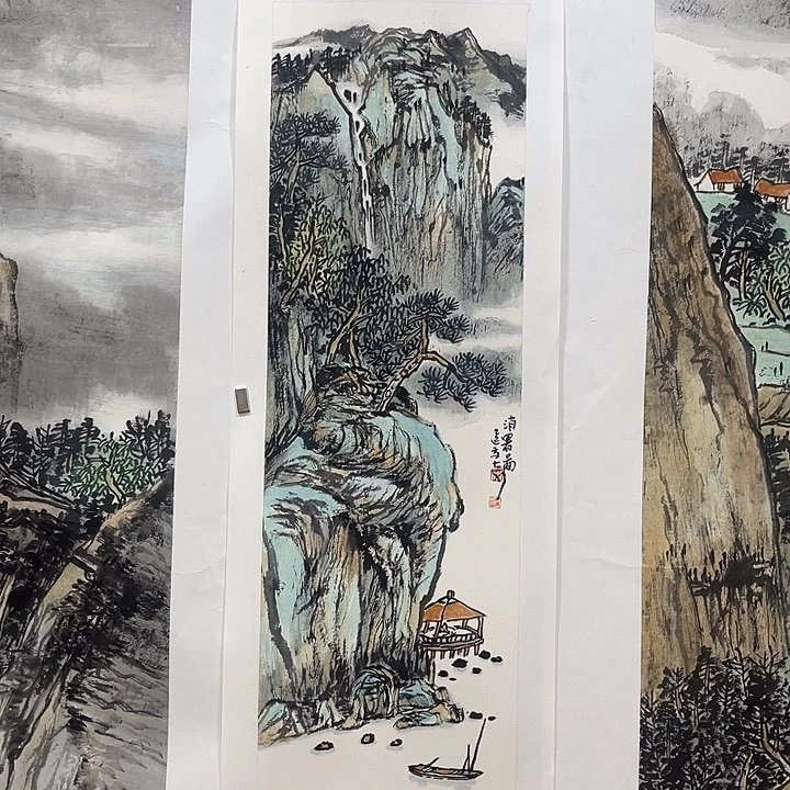 姜奇老师山水作品