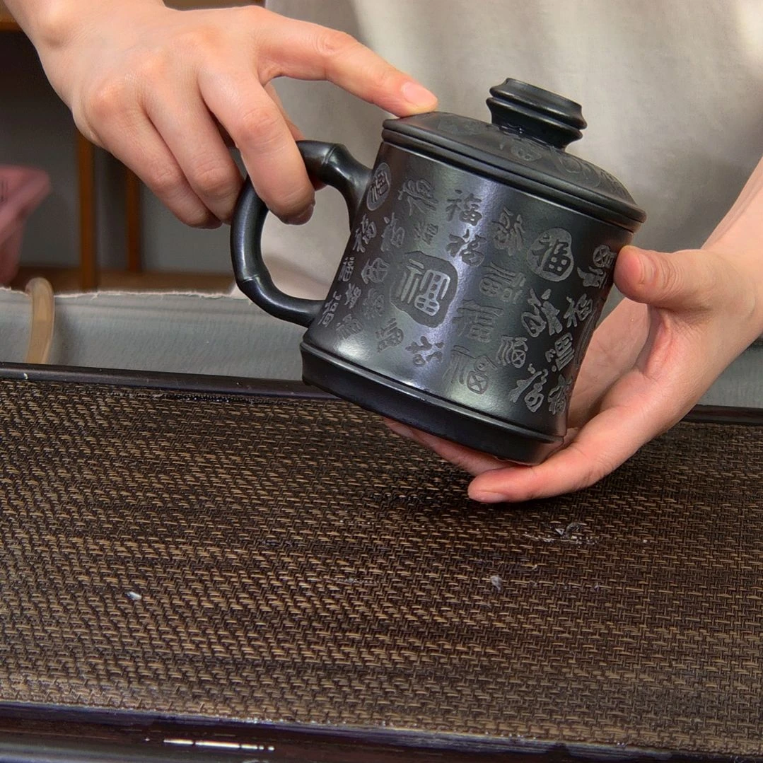 【闪购商品】茶杯绿泥高货放漏