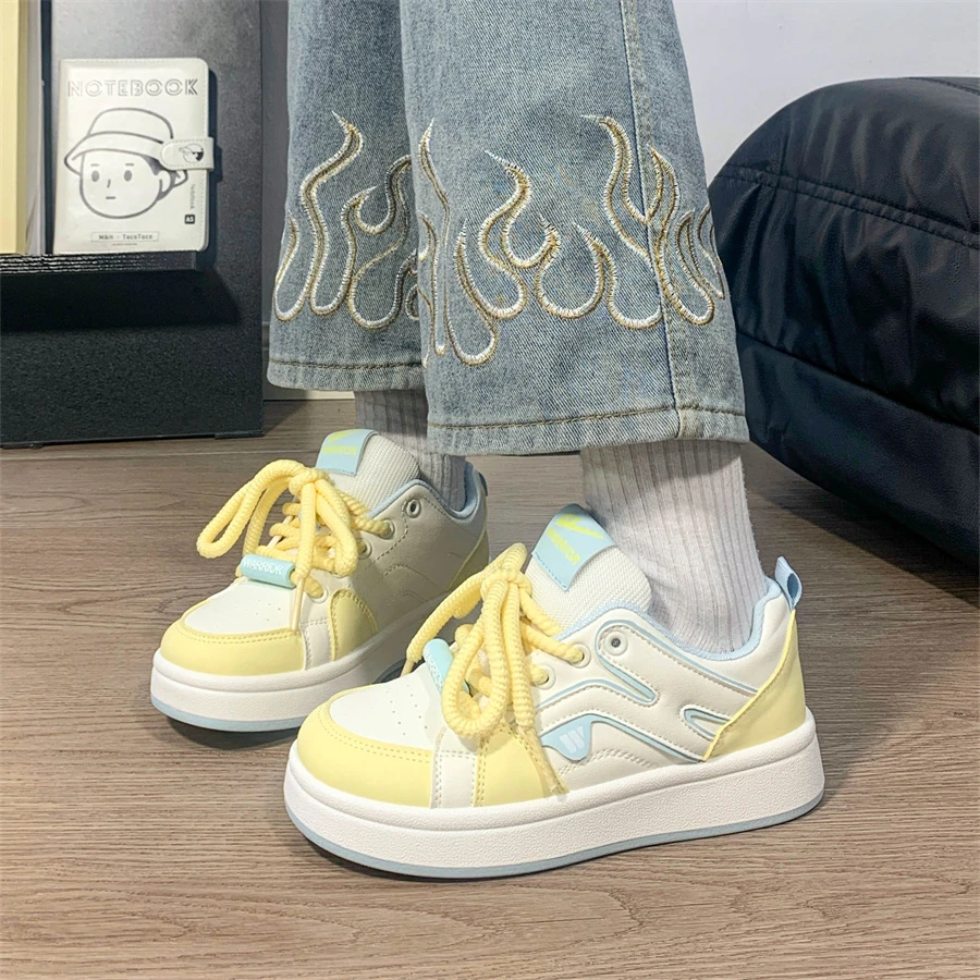 Warrior/回力多巴胺厚底休闲运动板鞋女鞋新款百搭爆款时尚小白鞋