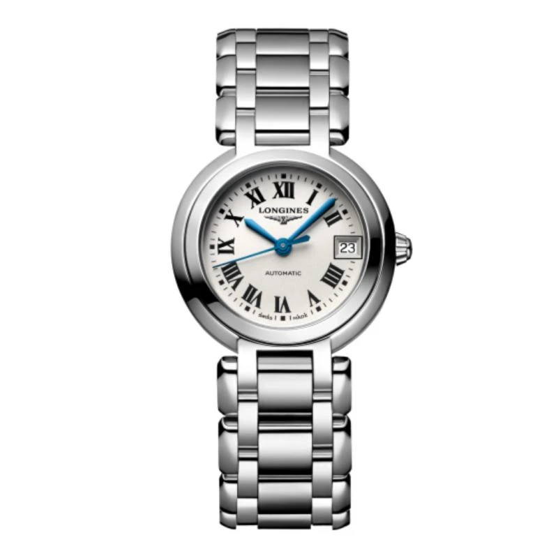 99新 Longines/浪琴 浪琴心月钻刻贝母罗马机械26.5盘jp