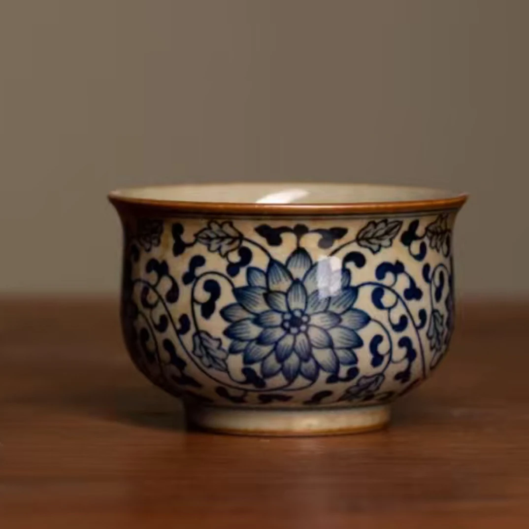 景德镇陶瓷复古手绘·如事杯