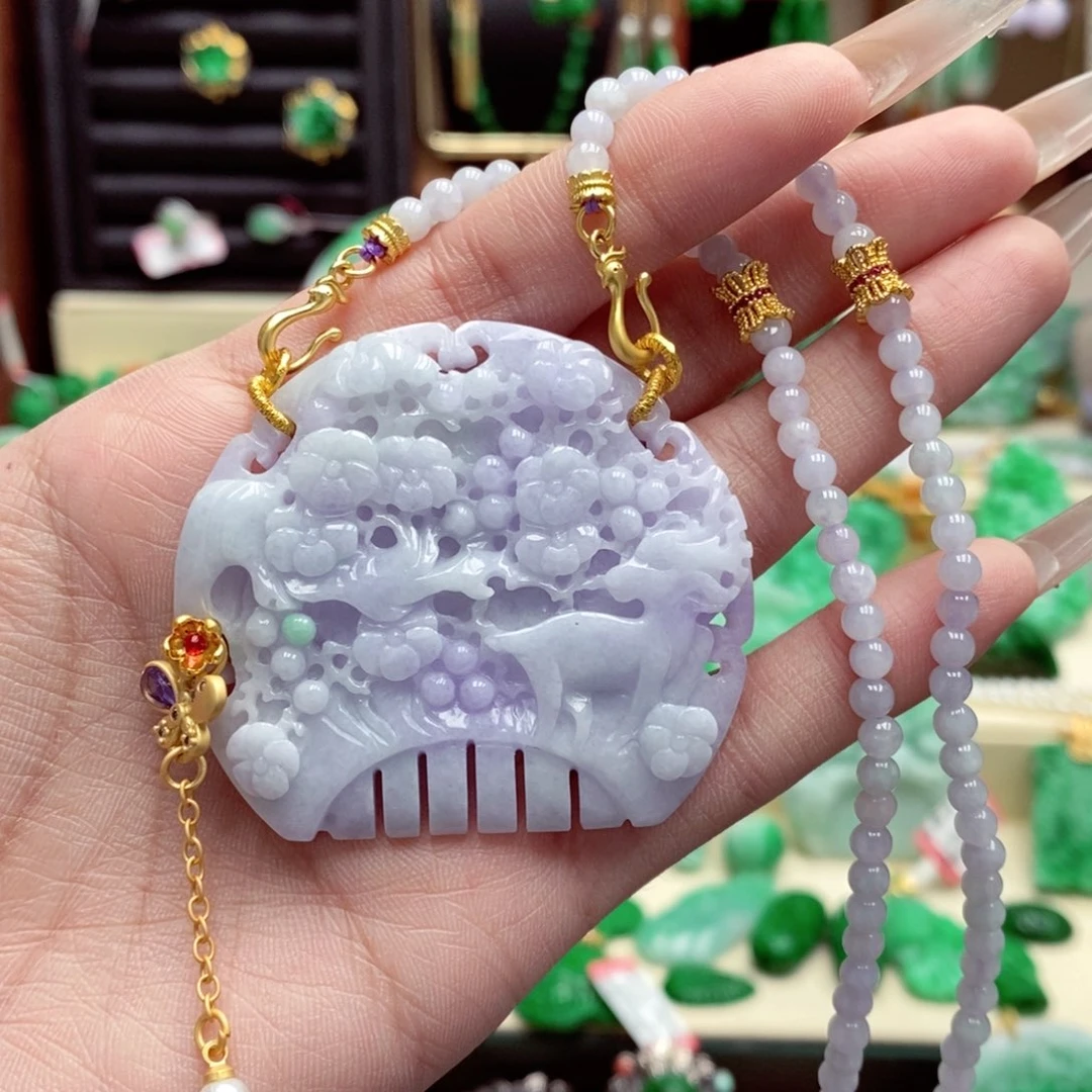 颈饰未镶嵌翡翠翡翠吊坠