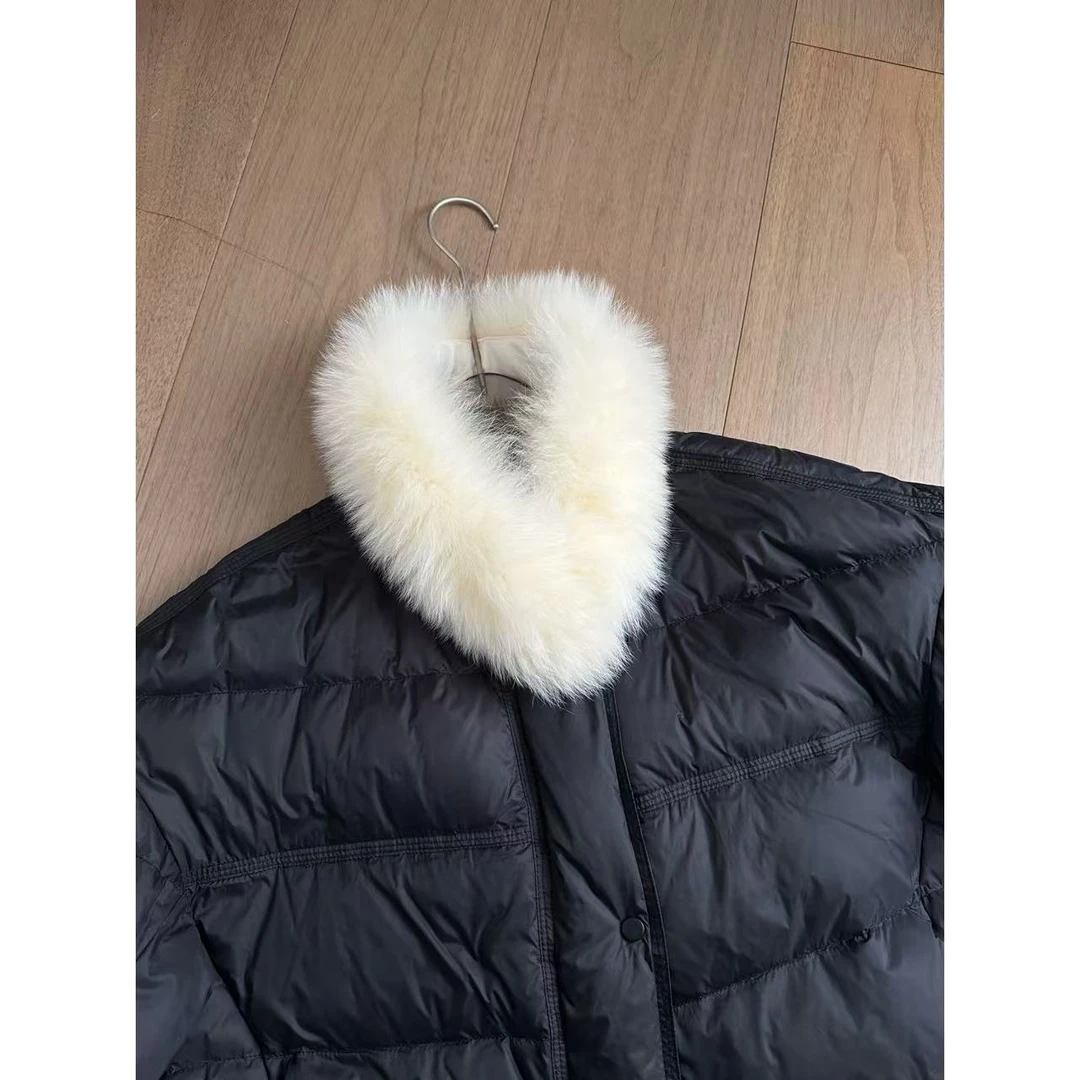 JING麦恬【狐狸毛围脖】冬季法式搭配神器保暖真毛围脖