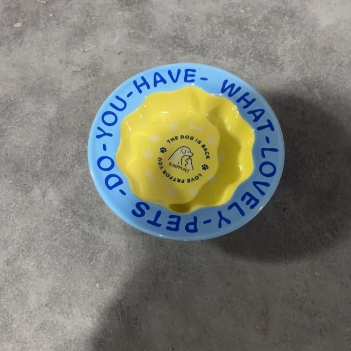 瓷片陶瓷蓝黄单盘