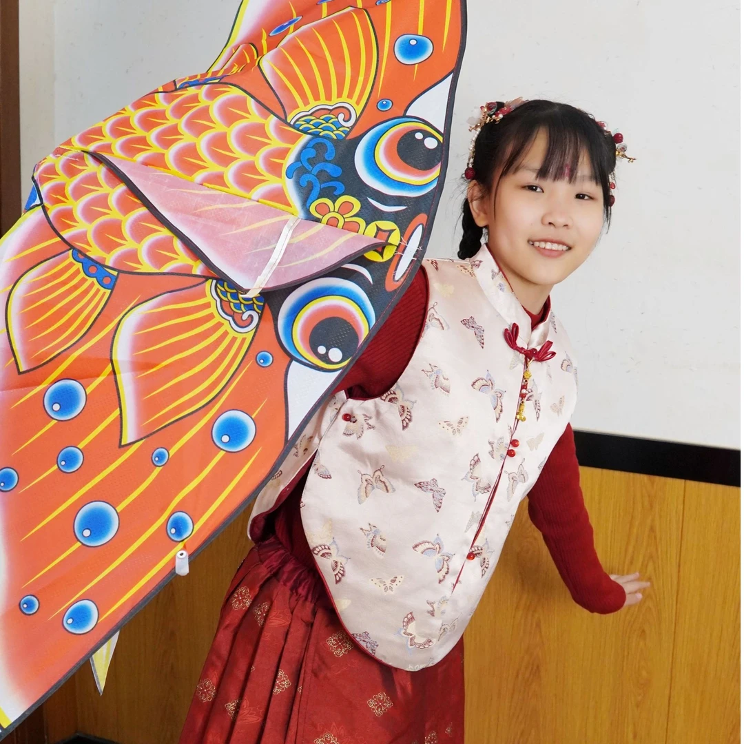 女童新春蝴蝶马甲拜年服马面裙儿童中式中国风宝宝复古加厚保护