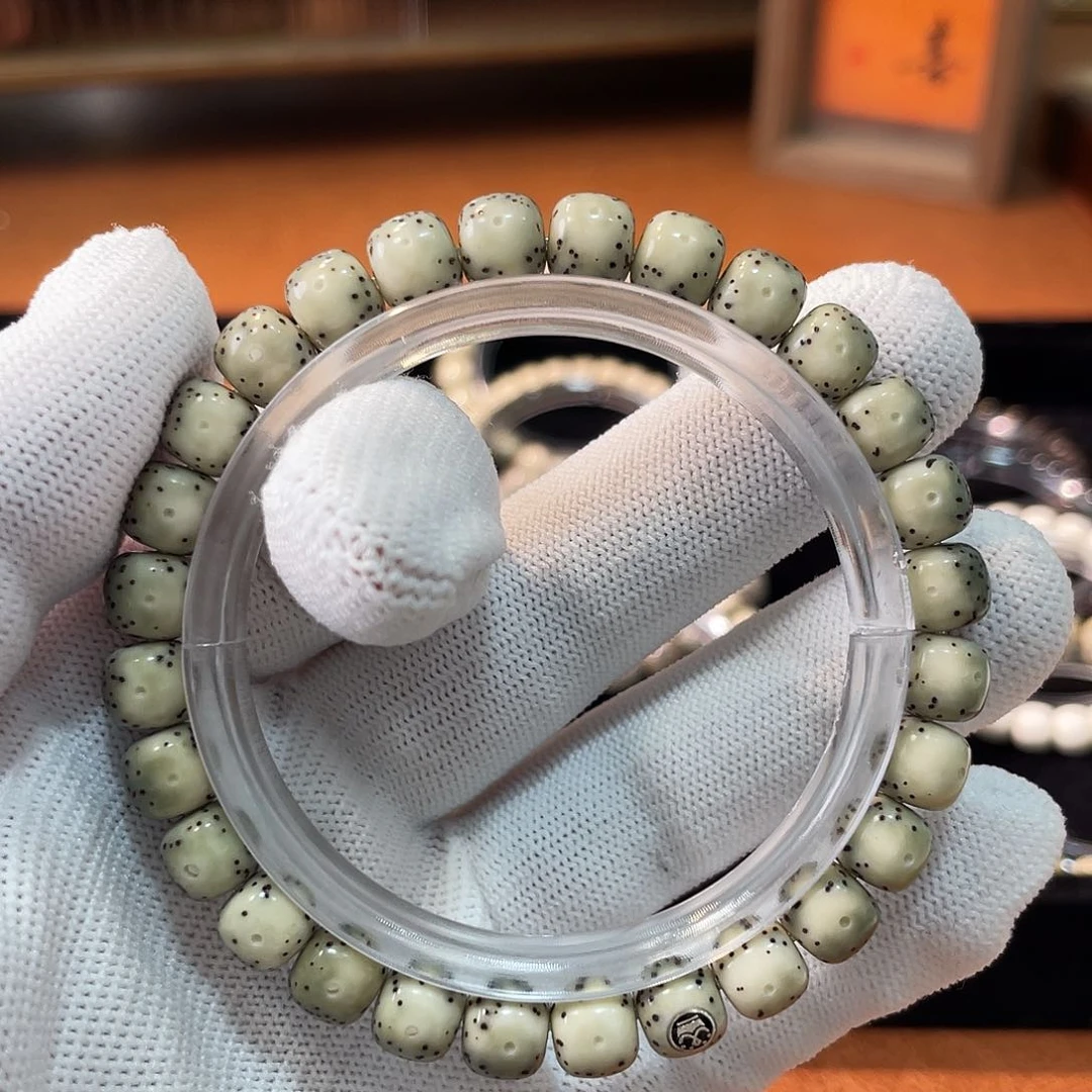 手串星月菩提大半壁留白 青花瓷