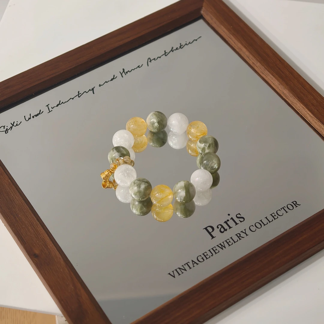 圣诞来信DB060水晶手串叠戴（纯天然，默认微瑕,，多样性发其一）