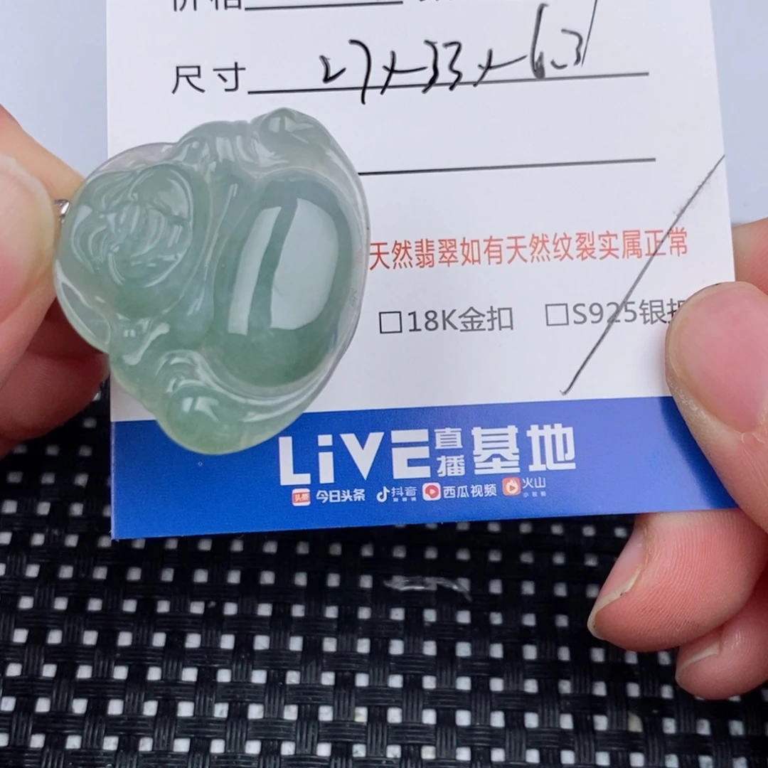 翡翠银S925镶嵌颈饰