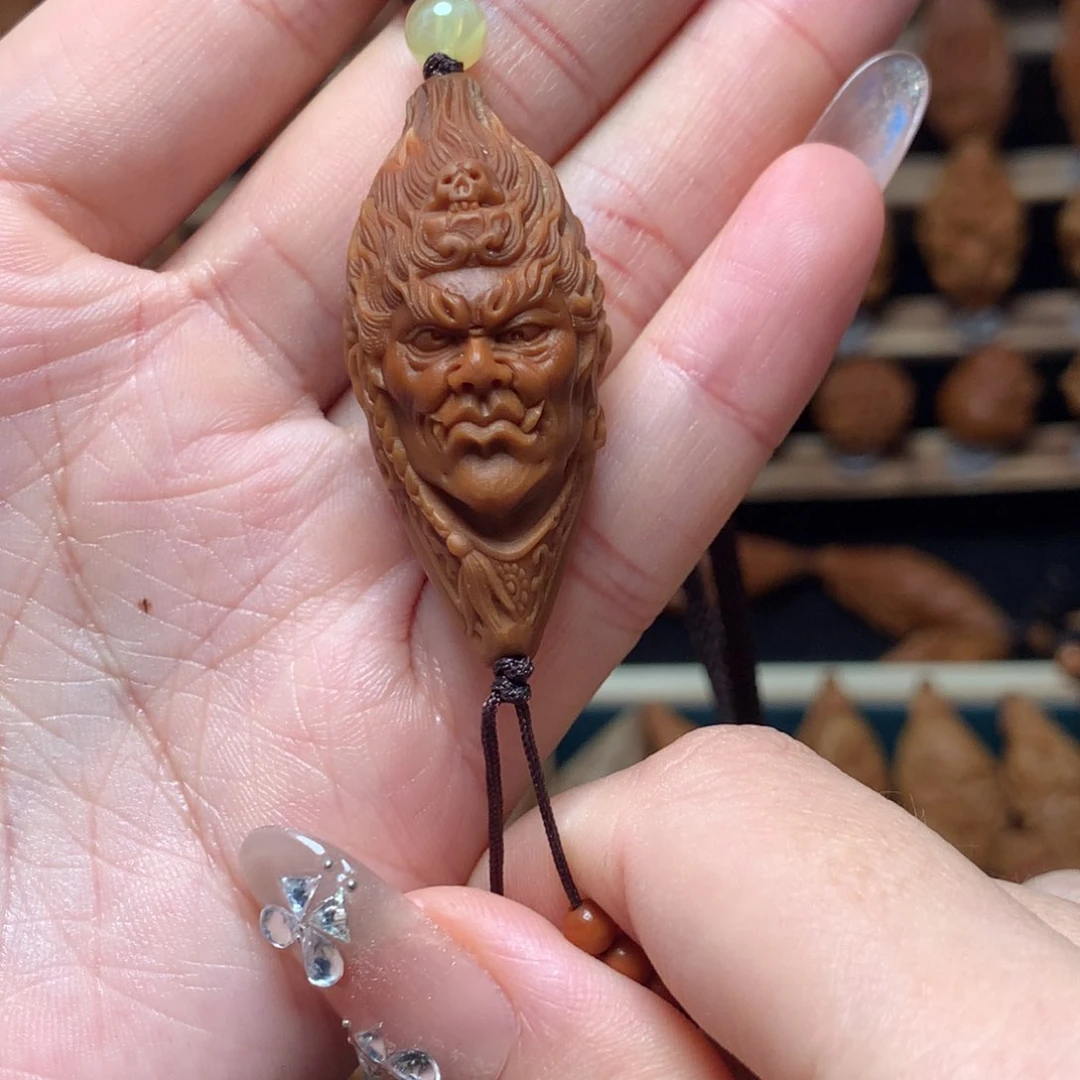 橄榄核把件一*善波冥王