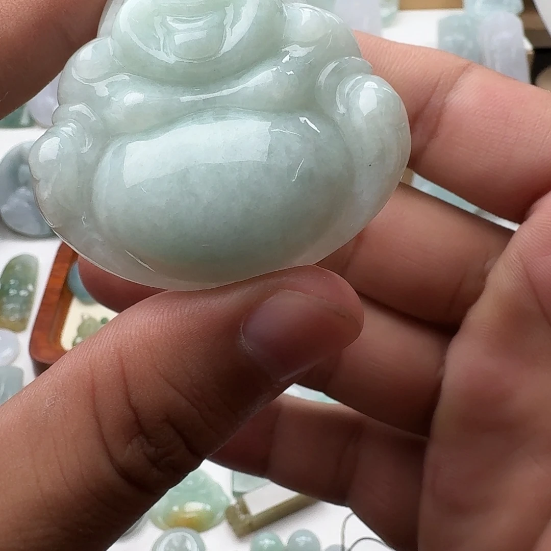 翡翠未镶嵌颈饰62