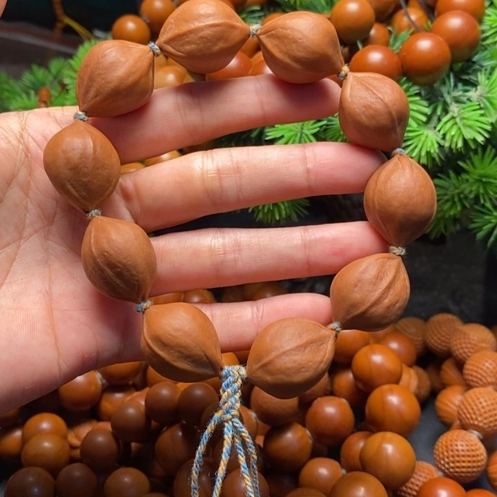 手串橄榄核1.9尺寸原皮原籽