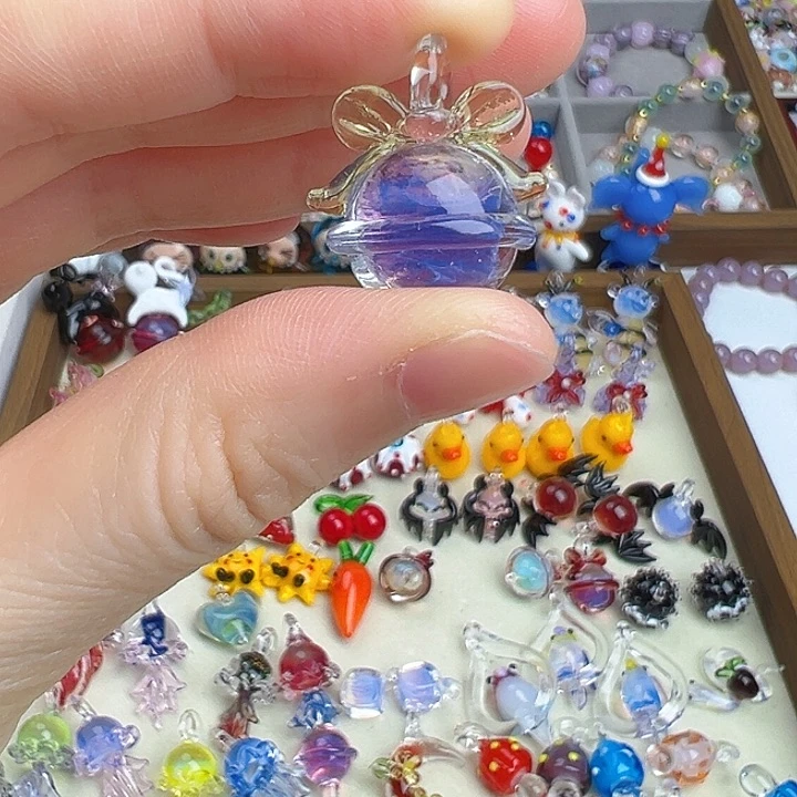 玻璃吊坠(不含链)铃铛