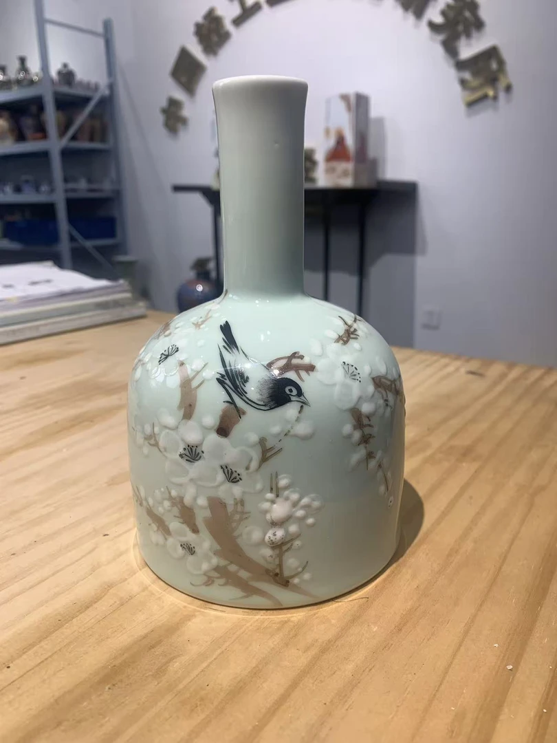 景德镇陶瓷梅开五福樽