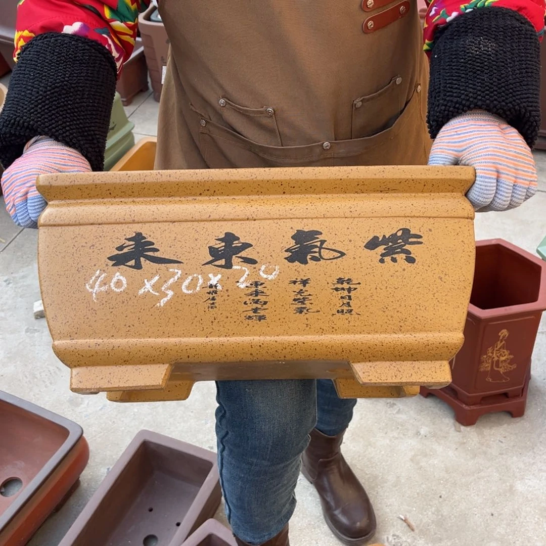紫砂花盆盆景艺术