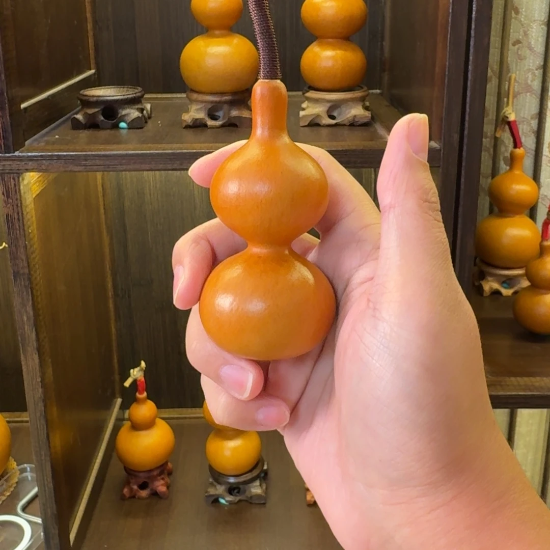 百***九木精品小葫芦摆件手把件