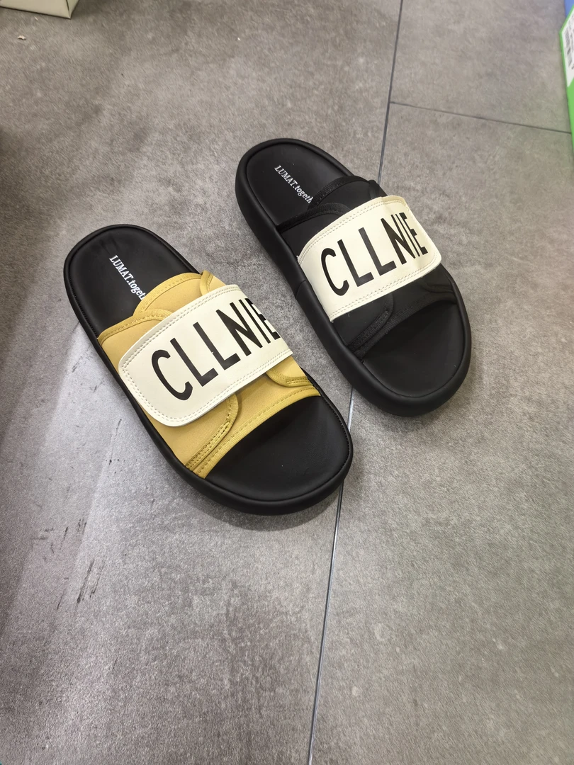 诗涵家 低跟布面魔术贴凉拖68-10