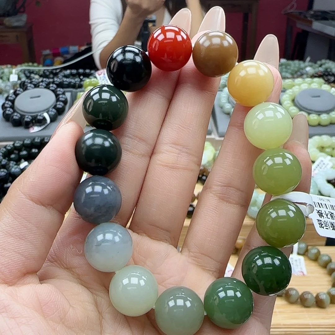 和田玉未镶嵌手串