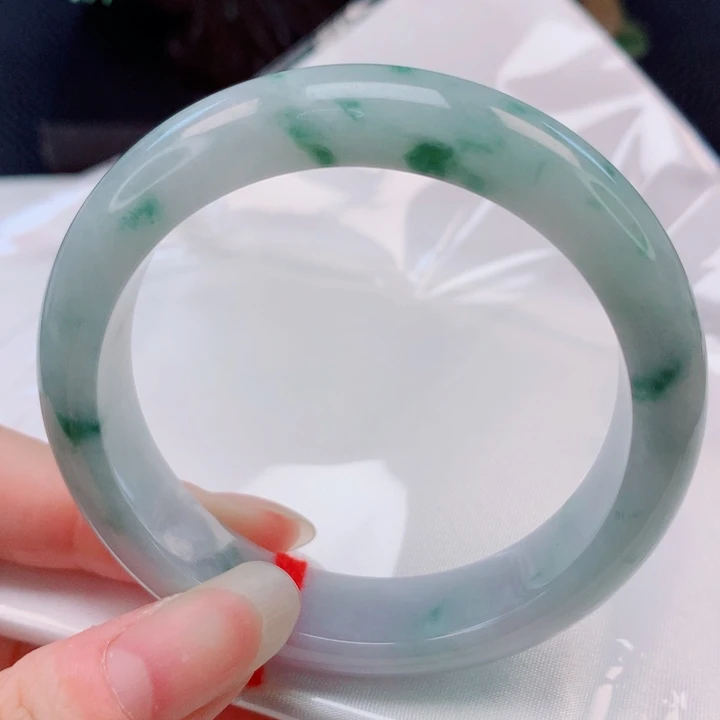 未镶嵌手镯翡翠52圈