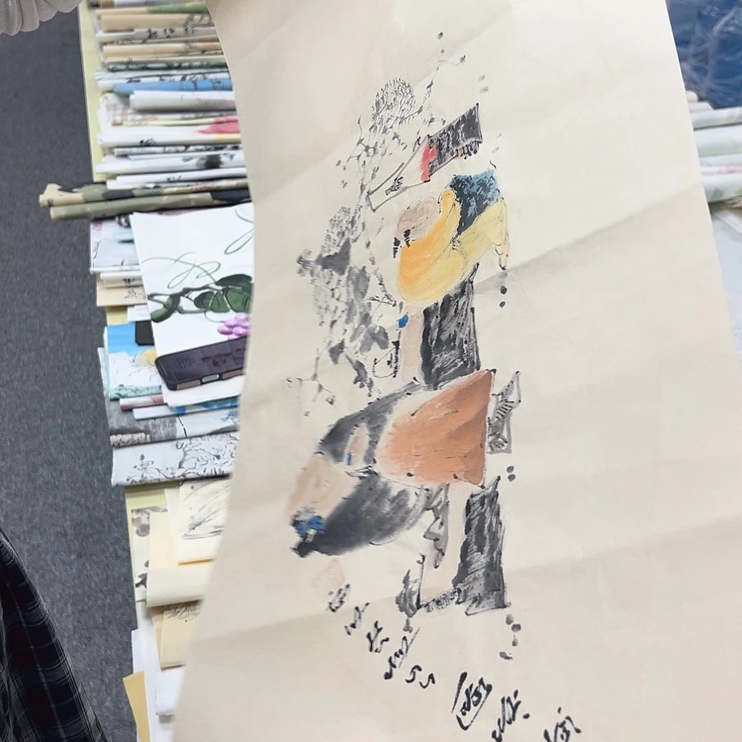 国画国画作品纯手工