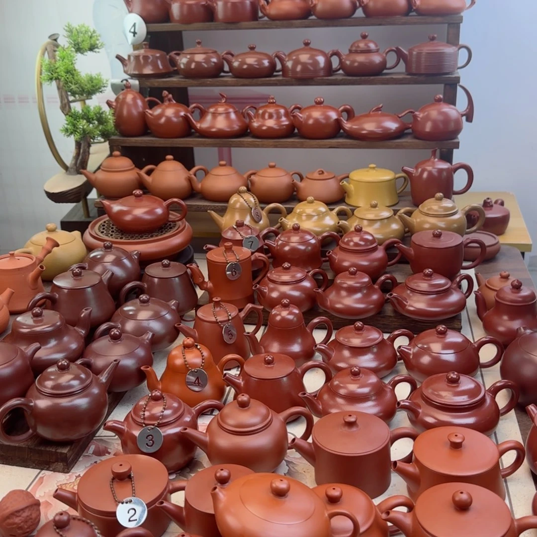 周***行茶壶紫砂朱泥壶茶具套装家用茶具