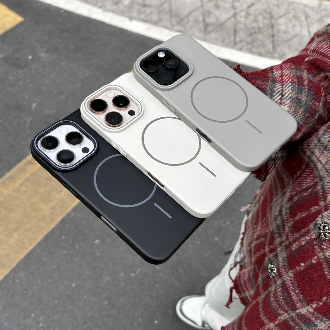 飞虎胜新款肤感细圈磁吸适用iPhone16promax苹果15手机壳14男女壳