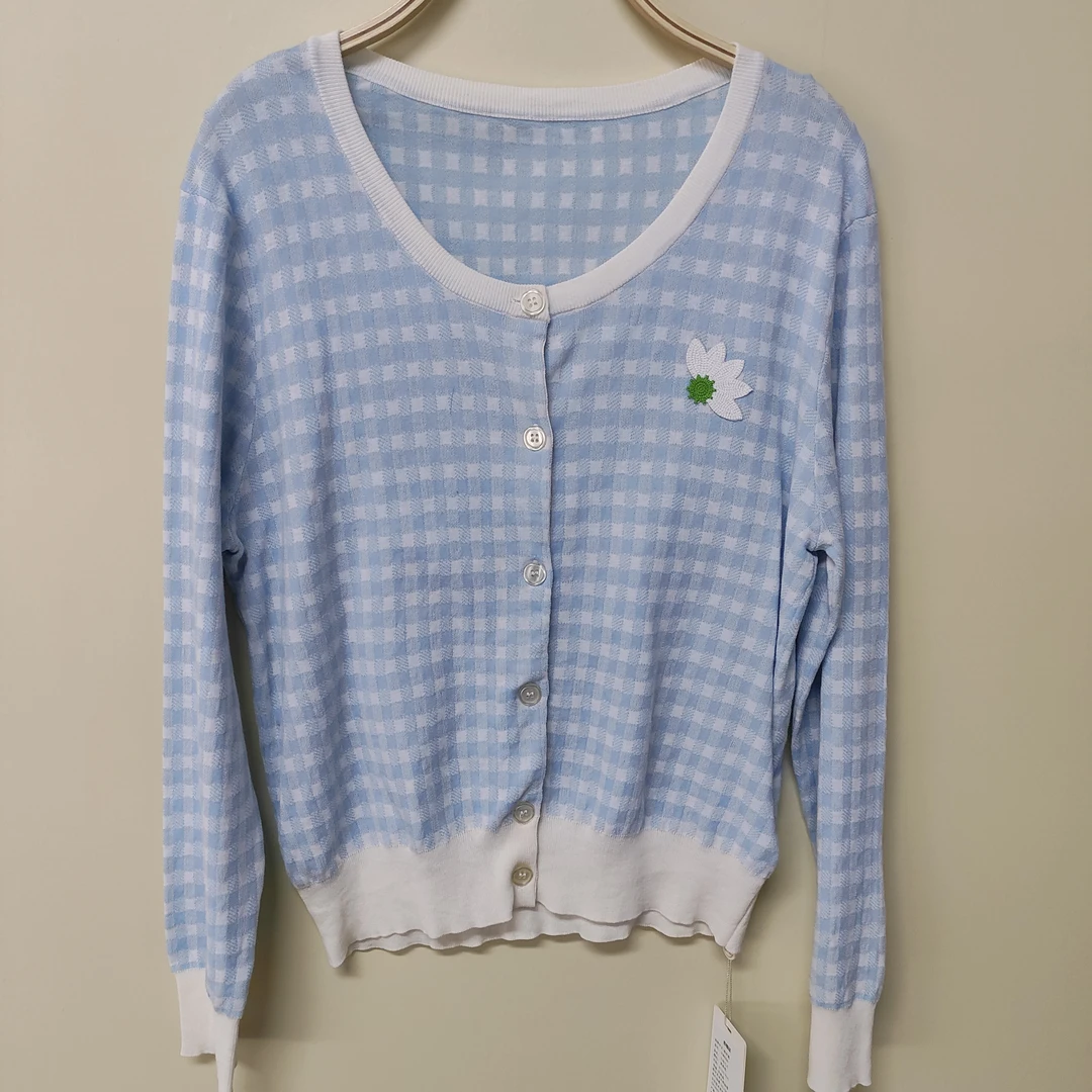 25年春季新款网格开衫针织衫（25M4290）【351】