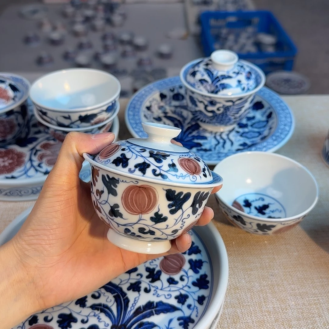 景德镇陶瓷学院手绘茶具