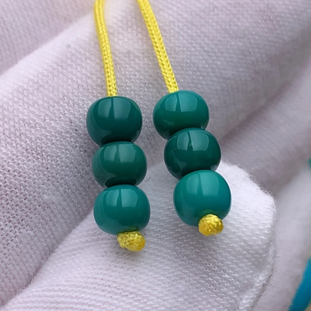 未镶嵌绿松石珠宝奇石弟子珠