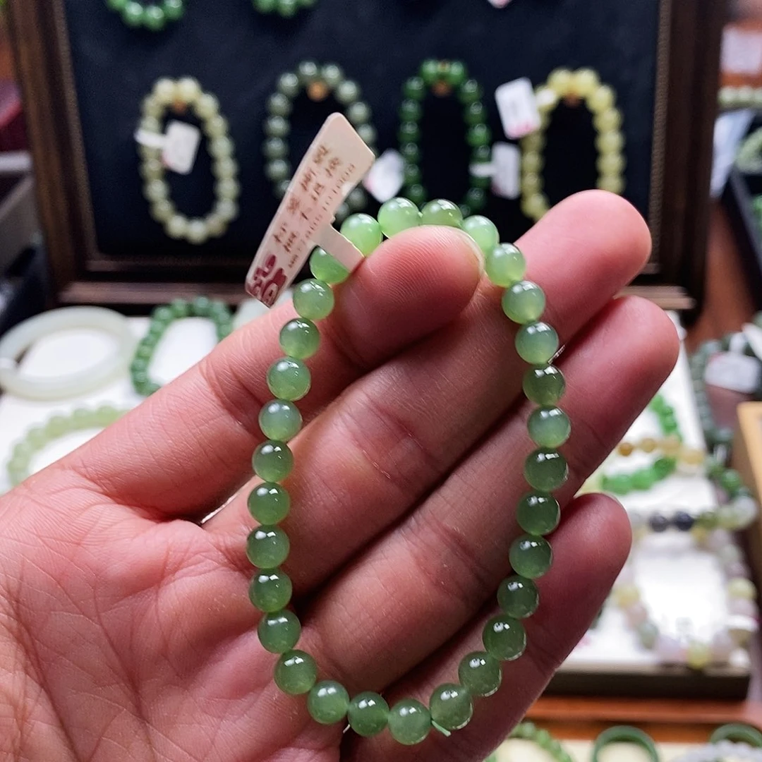 手串未镶嵌和田玉碧玉6