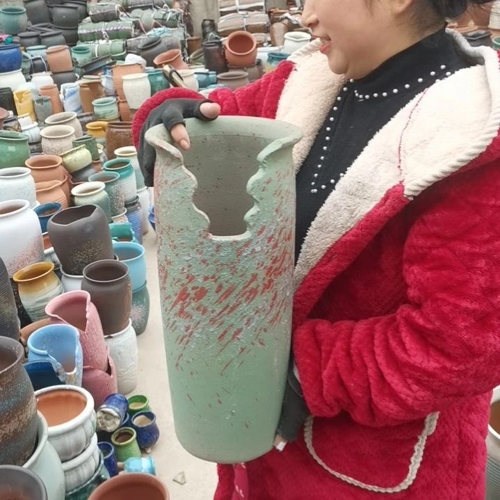 红陶口17高42瑕疵