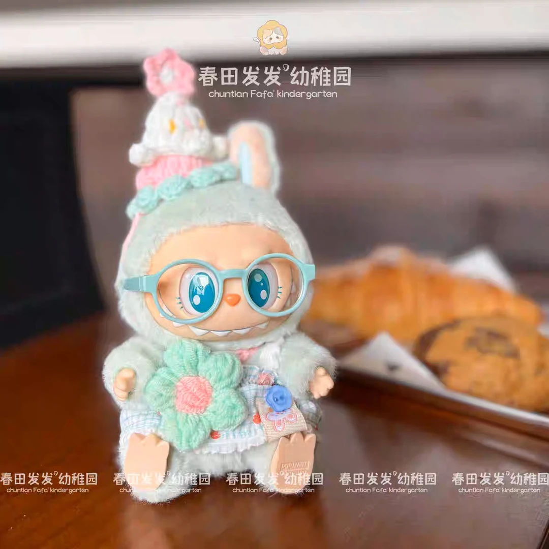 labubu娃衣多巴胺夏日生日裙套装拉布布着替二代委屈屈换装饰配件