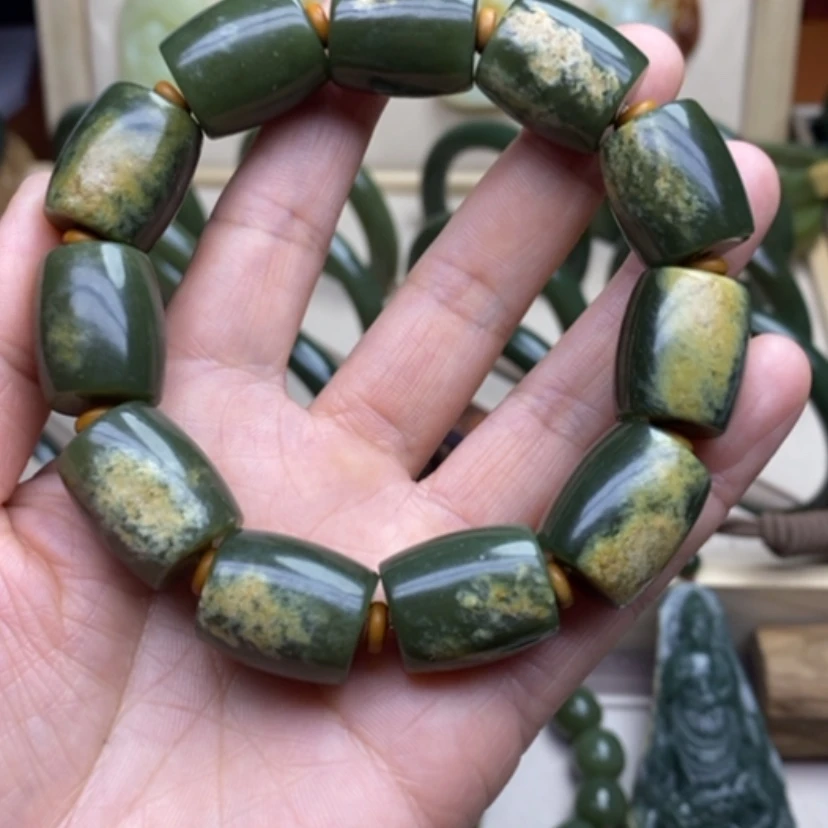 【闪购商品】和田玉手串未镶嵌爪****宠