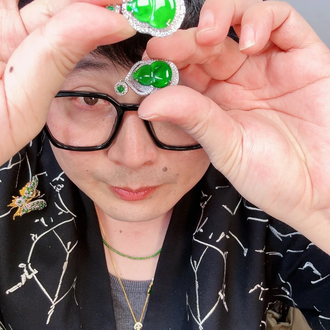 翡翠颈饰未镶嵌多样性一个