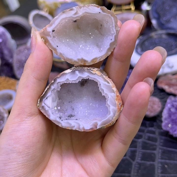 未镶嵌水晶发饰白晶盆