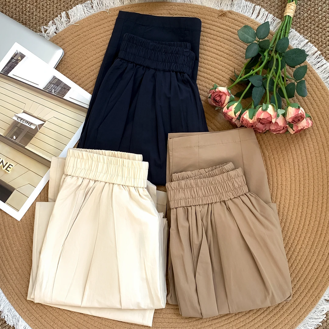 大码女裤宽松高腰直筒休闲裤秋季新款胖妹妹mm梨形身材显瘦阔腿裤