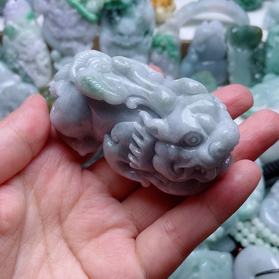 翡翠未镶嵌吊坠(不含链)1